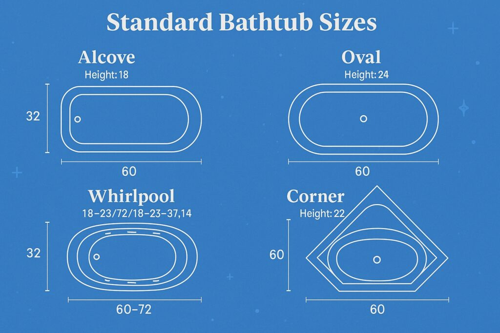 How to Choose the Right Standard Bathtub Size