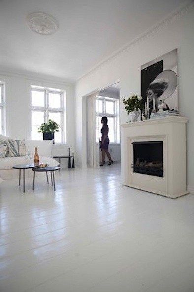 Modern White Wood Flooring