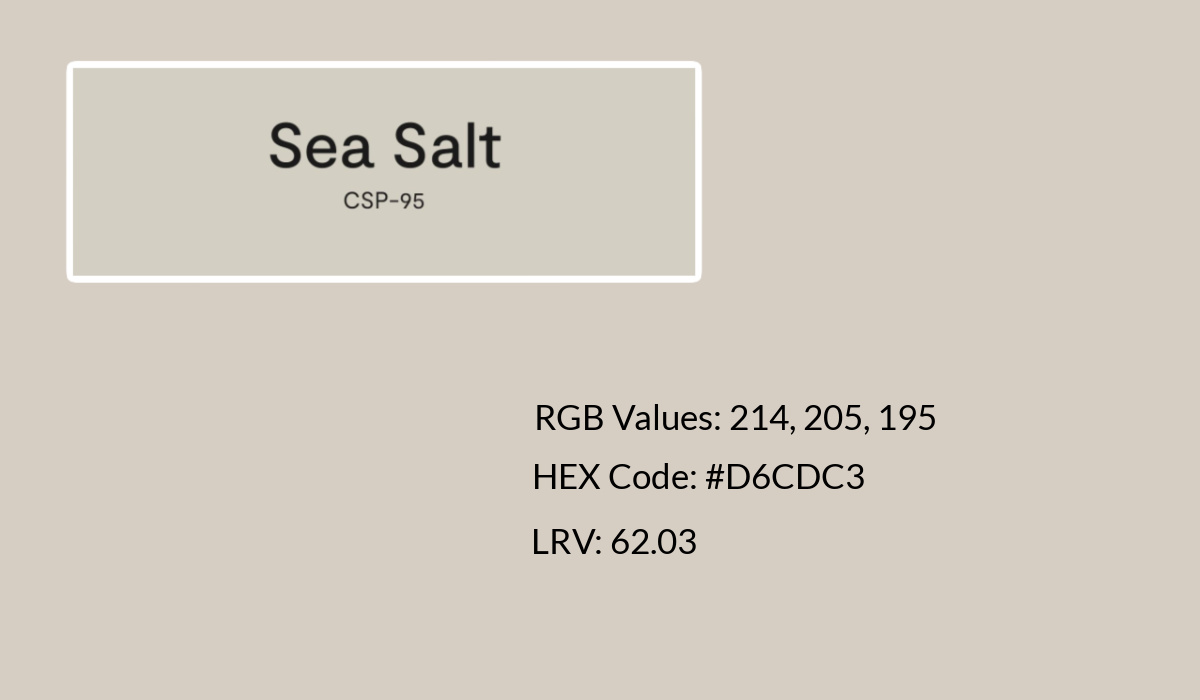 Benjamin Moore Sea Salt