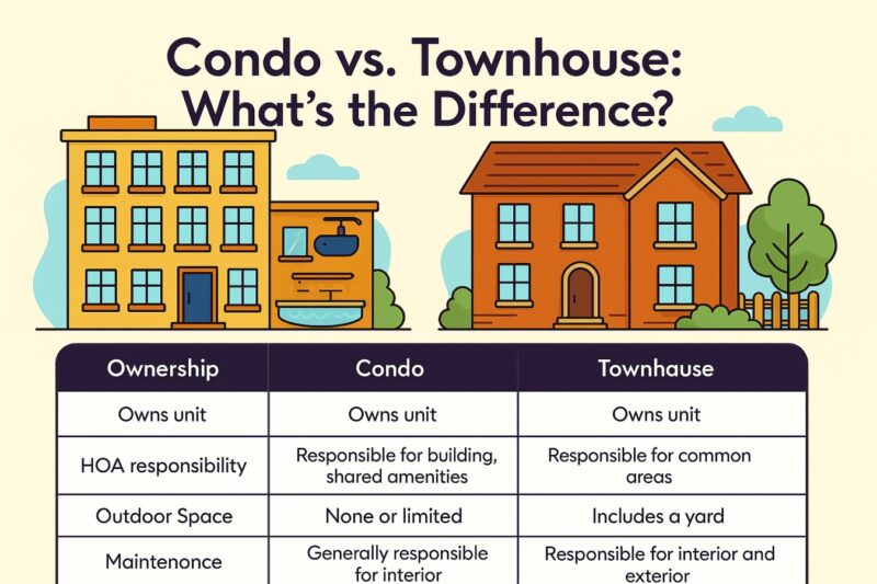 The Difference Between a Condo and a Townhouse