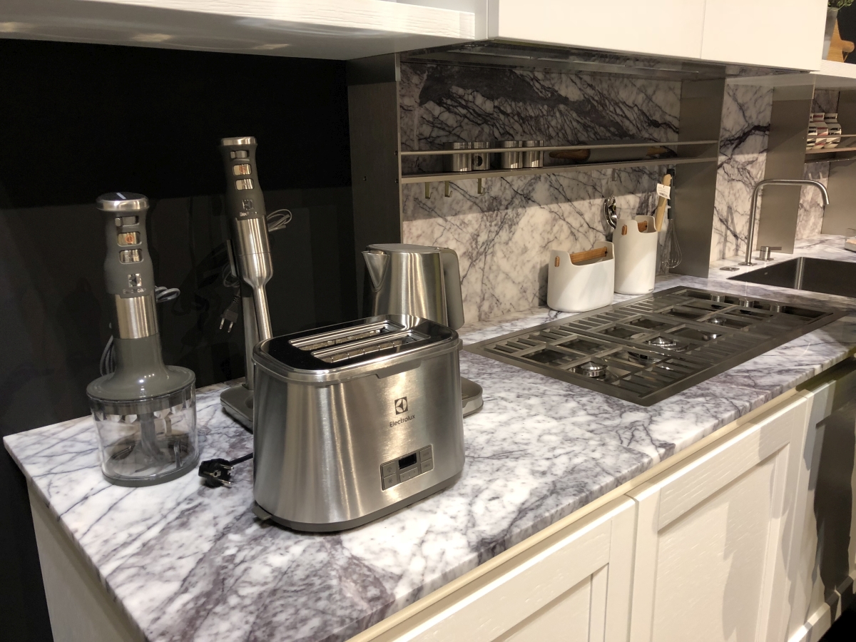 Grey Marble Kitchen Design