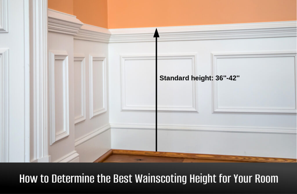 How to determine the wainscoting height