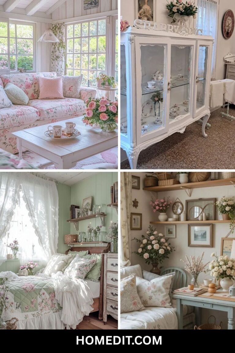 28 Shabby Chic Décor Ideas That Make Modern Spaces Feel a Little Too Cold