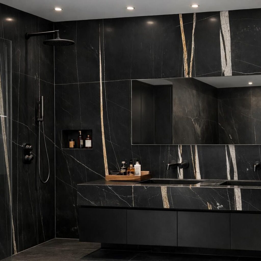 10 Black Marble Bathroom Shower Ideas for 2026 That Turn Everyday ...