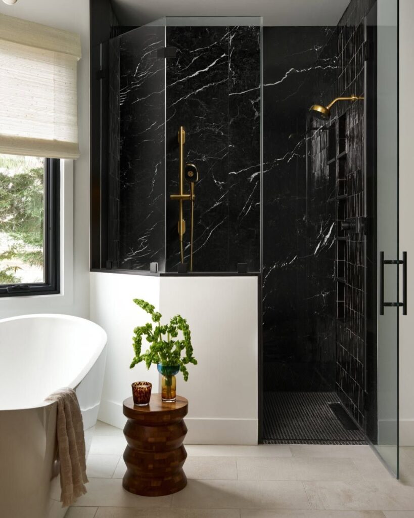 10 Black Marble Bathroom Shower Ideas for 2026 That Turn Everyday ...