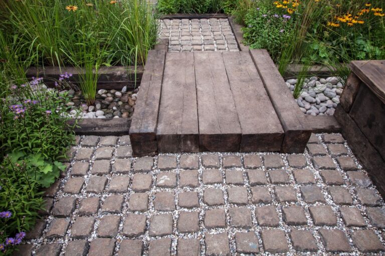 Timber Platform Pattern 27 Hardscape Ideas for 2026 That Replace Basic Landscaping With Structure