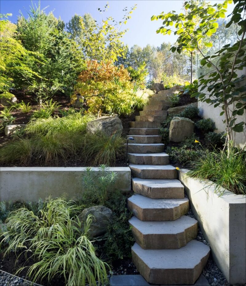 Slope Steps 18 Garden Stair Ideas for 2026 Where Slopes Turn Into Structured ...