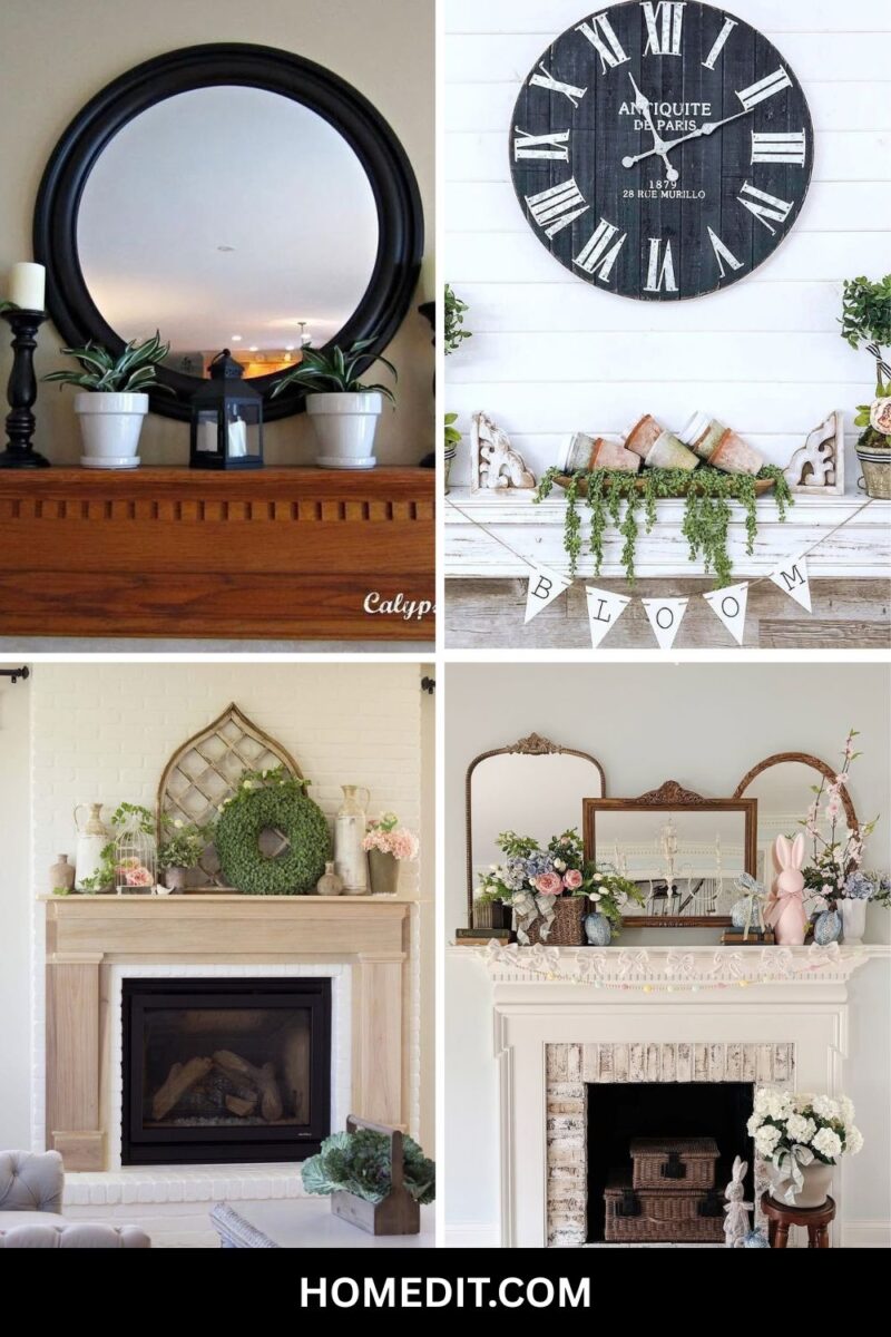 Spring Mantel Decor Ideas for 2026 That Make Your Fireplace Look Ready ...
