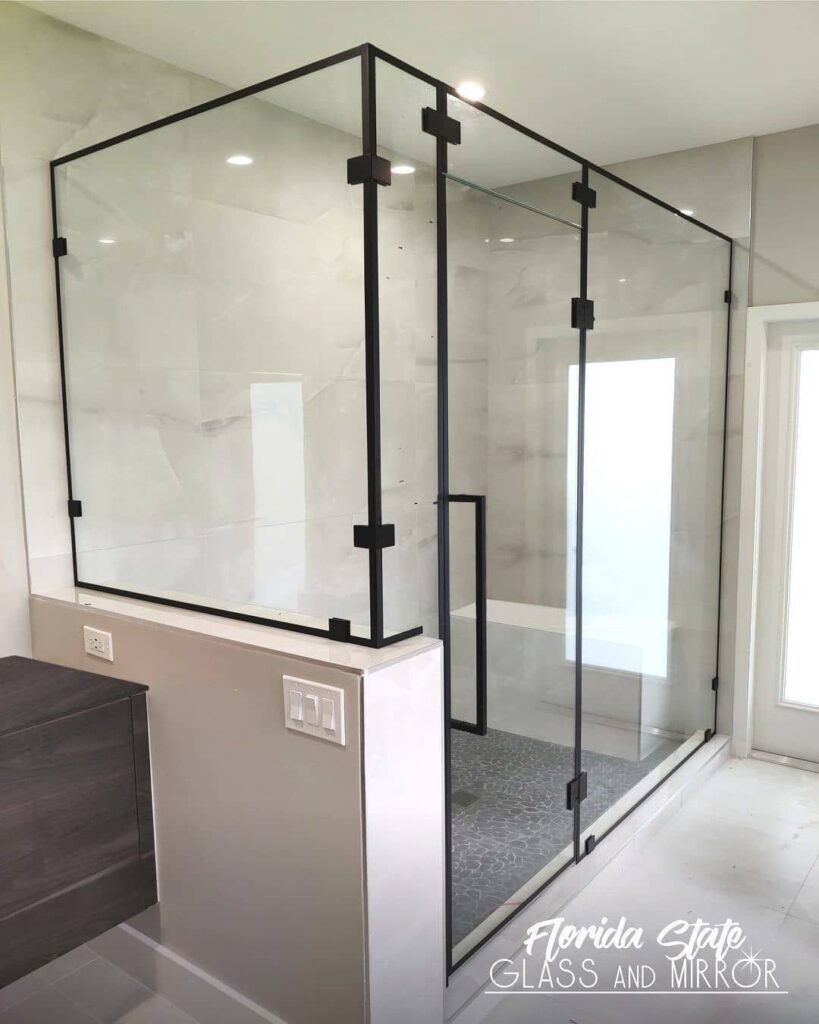 25 Black Frame Shower Ideas to Add Architectural Edge to Your Bathroom ...