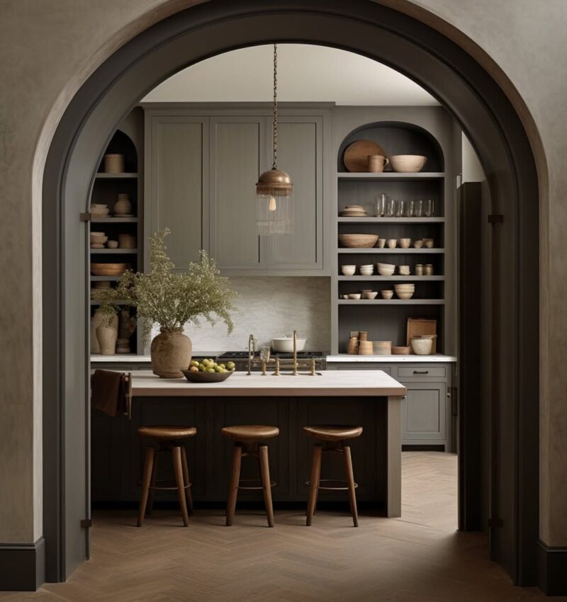 15 Arched Passageway Ideas That Replace Flat Doorways With Framed ...