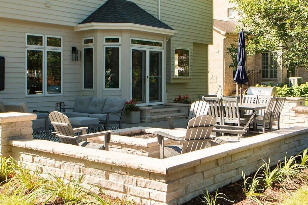 Patio Line 25 Seat Wall Ideas Where Built-In Seating Replaces Patio Furniture in 2026