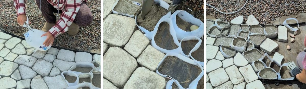 She Removed the Molds Before the Cement Hardened
