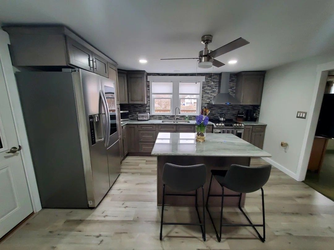 Island Replaced the Separate Dining Setup