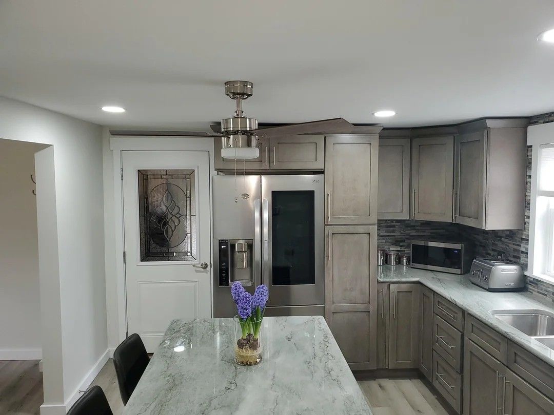 Refrigerator Became Part of the Cabinet Run