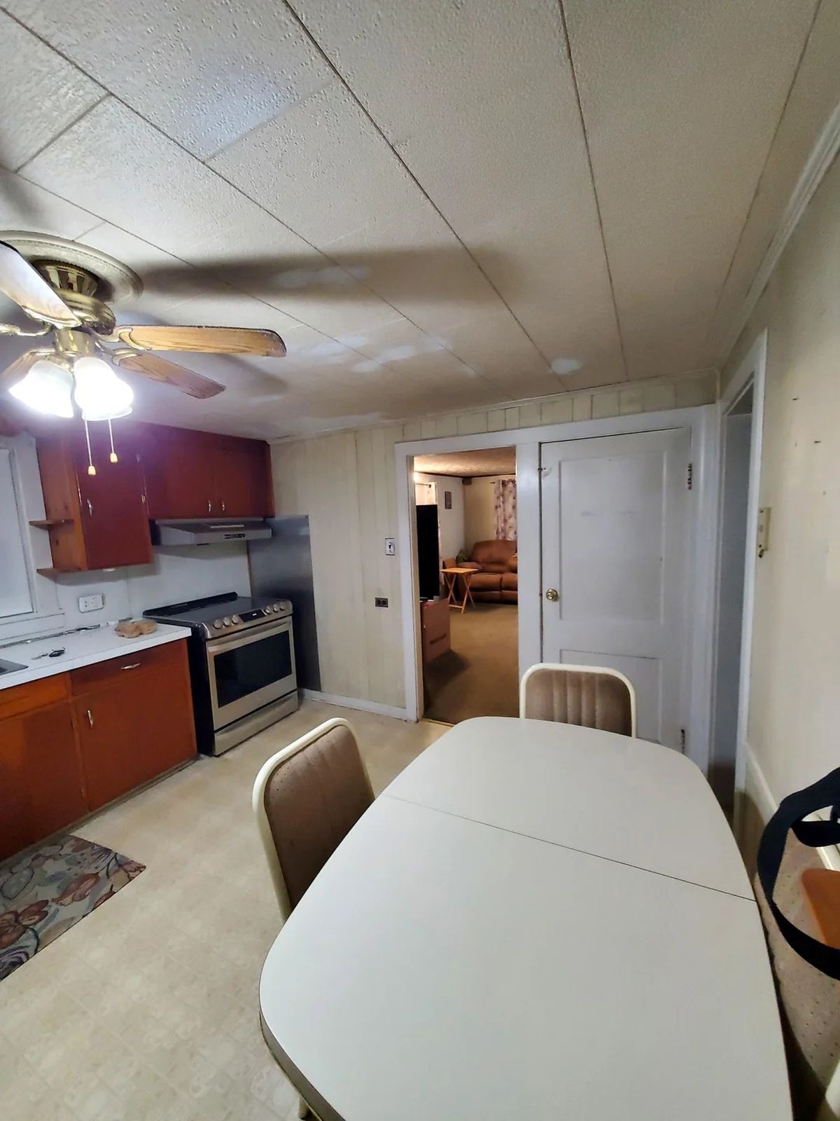 This Dated Kitchen Got a Smarter Layout by Reworking the Dining Area