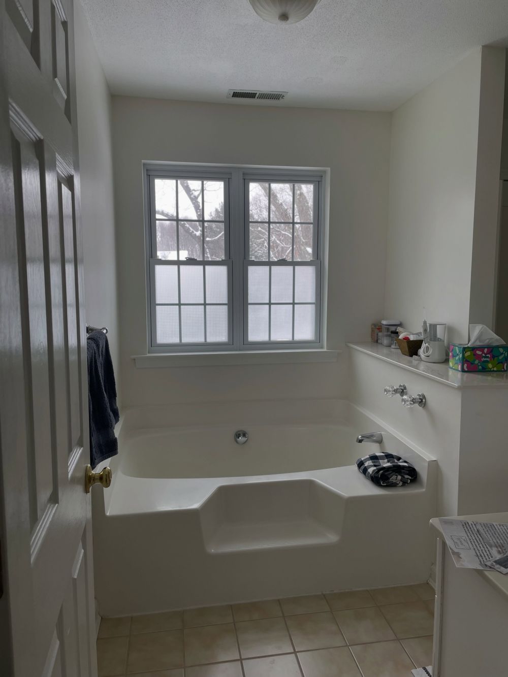 Built-In Tub Took Up More Space Than the Bath