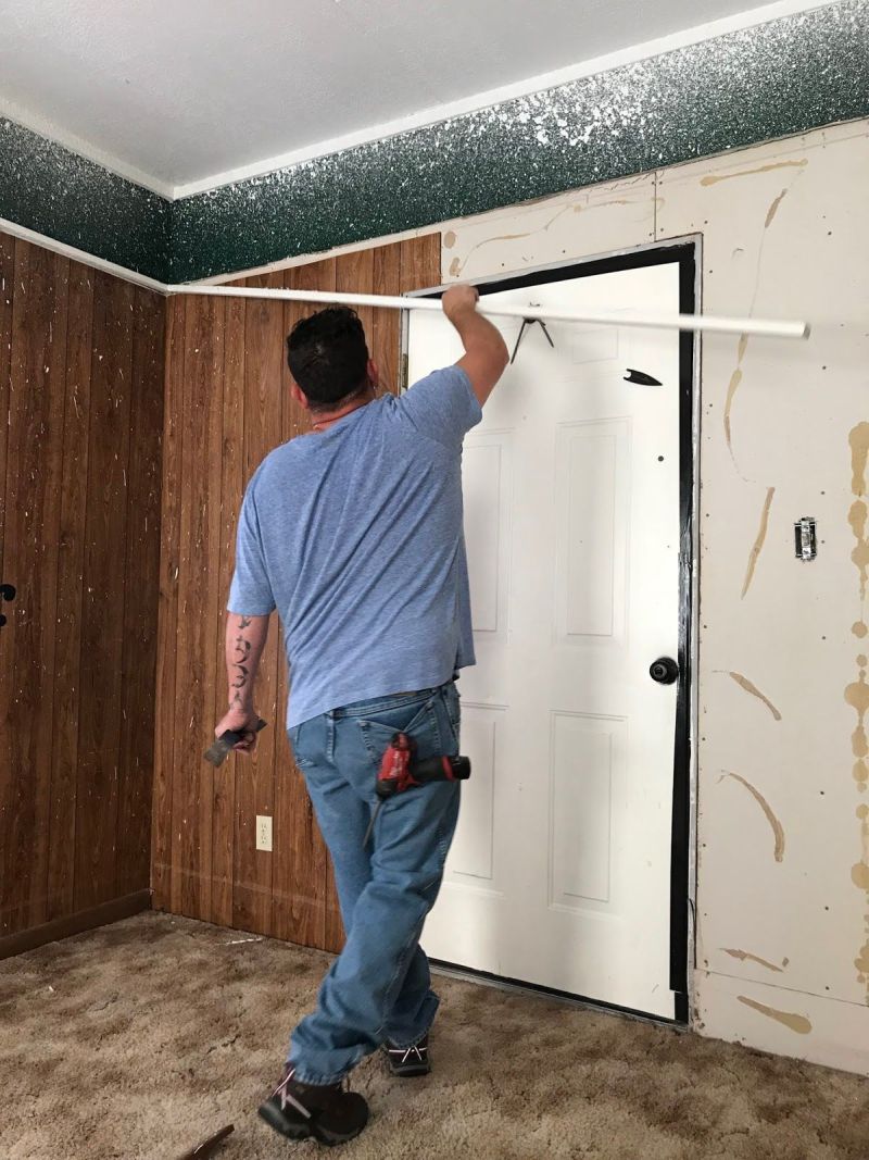 Dark Paneling Came Off First