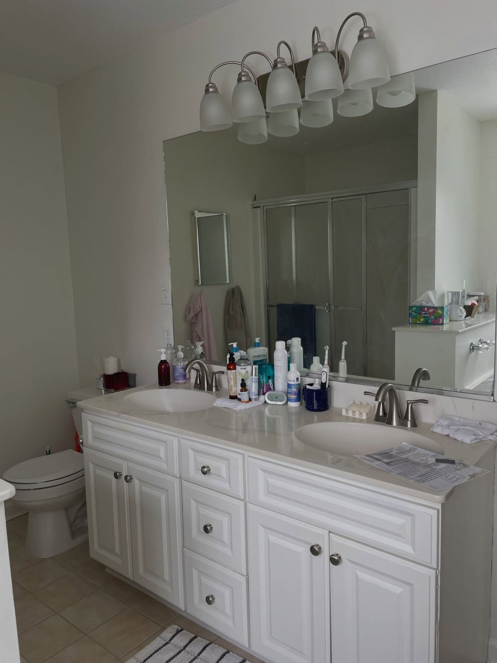 One Large Mirror Became Two
