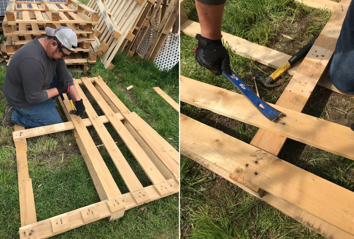 They Removed the Old Wood Paneling and Replaced It With Boards From 10 Pallets