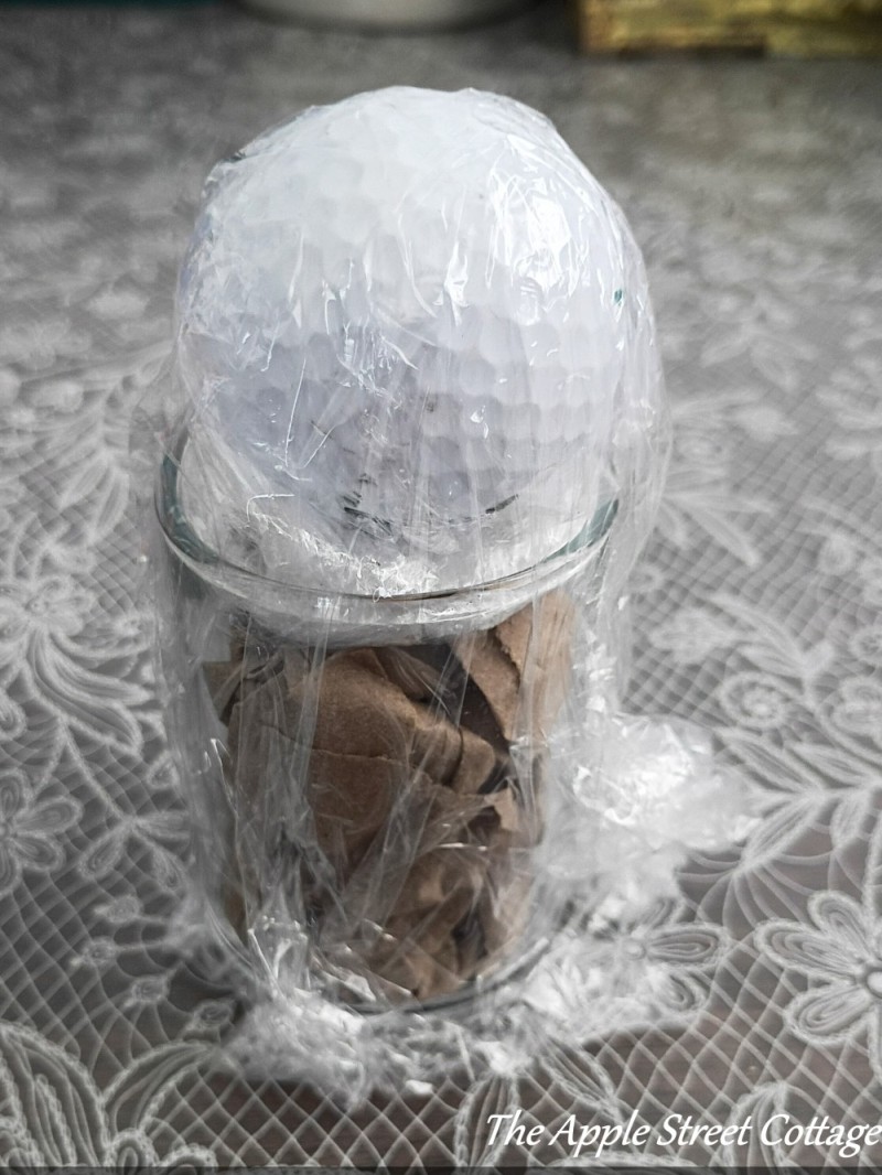 A Golf Ball and Votive Holder Created the Mold