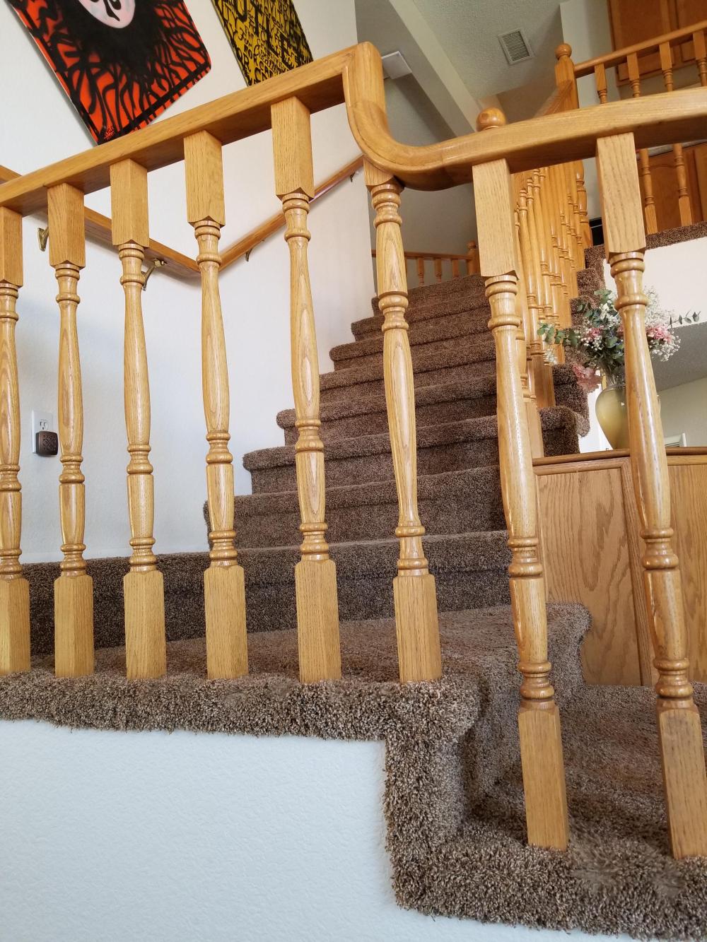 A curved handrail raised a different possibility