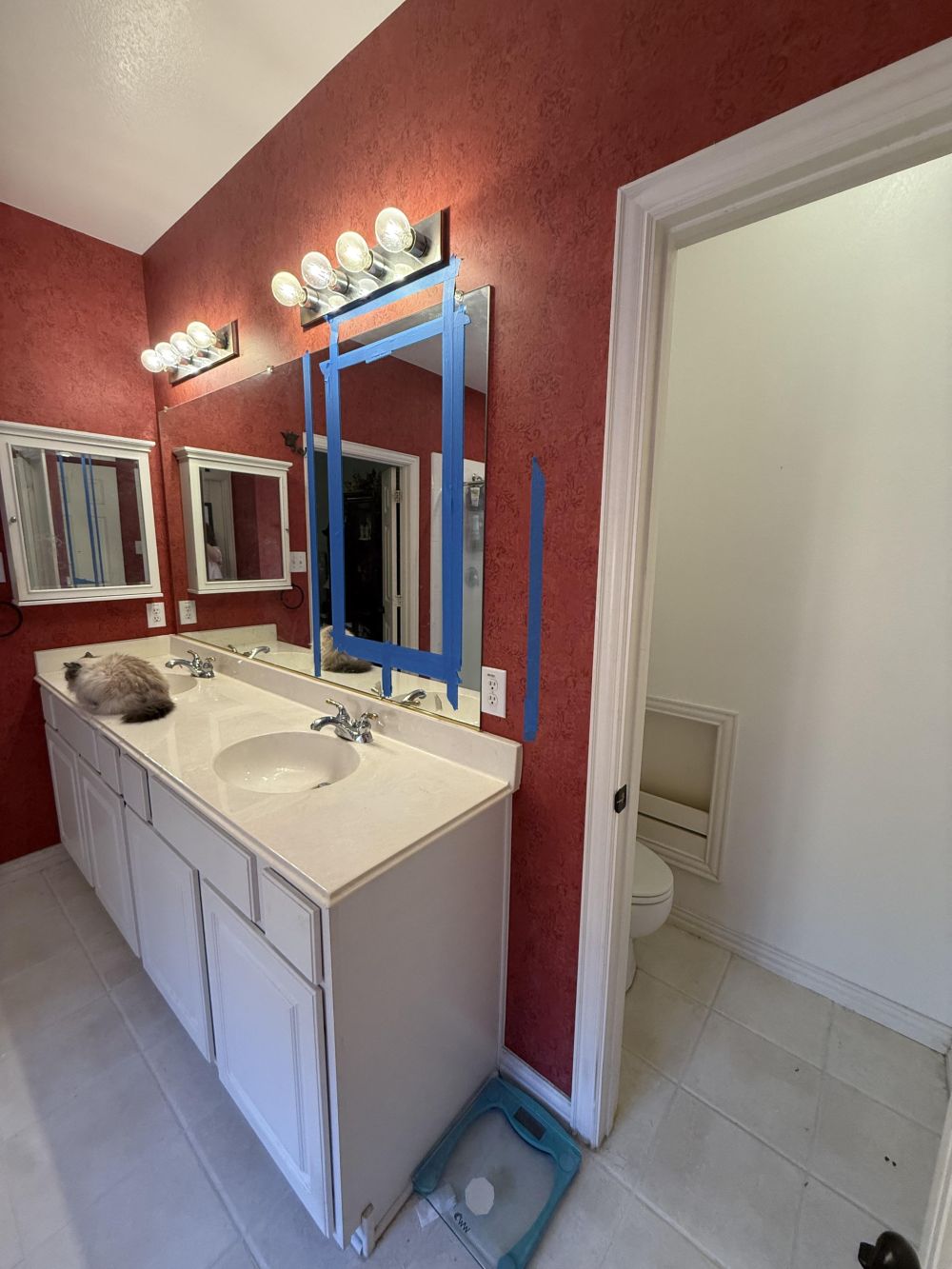 A second angle shows the vanity extending