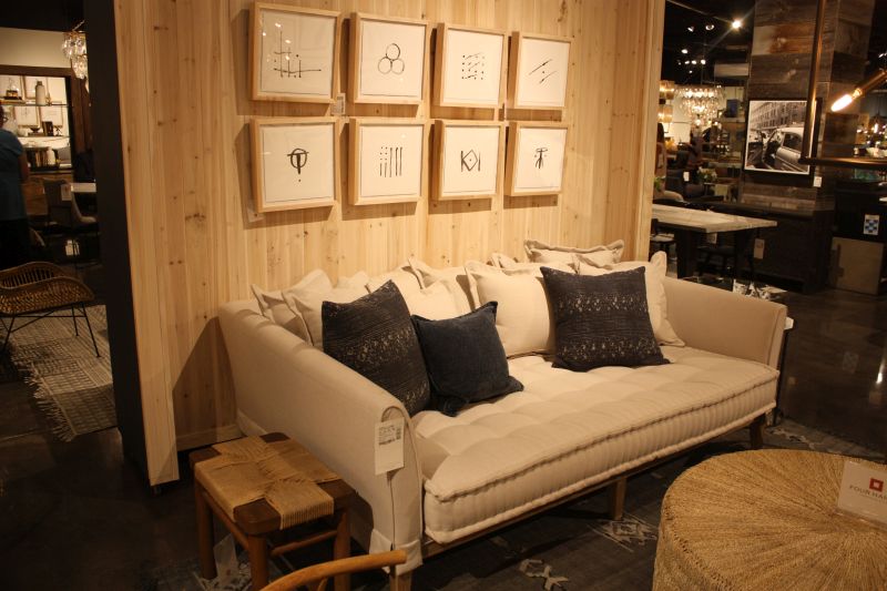 A single seat cushion can make a sofa look less conventional