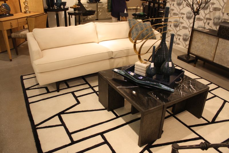 A sofa can look tailored without decorative tufting