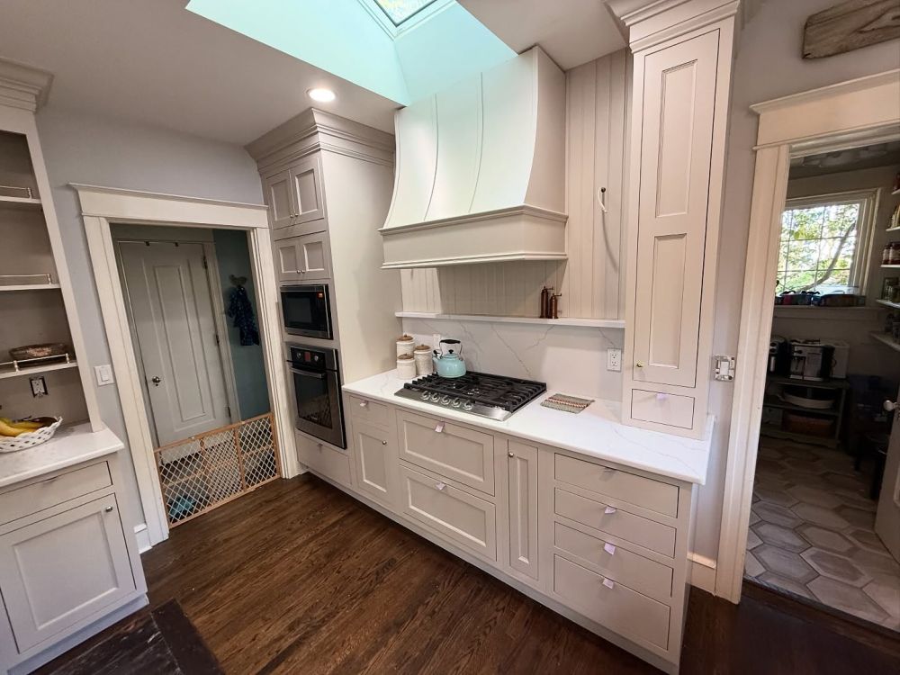 Accessible Beige Replaced the Black Cabinet Finish