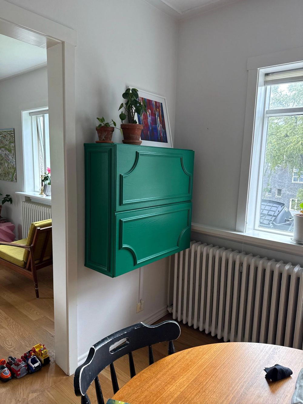 An IKEA IVAR Cabinet Turned Into a Desk
