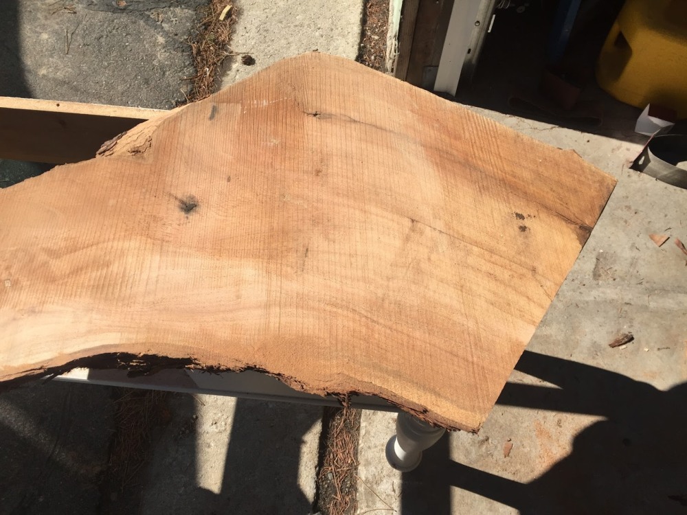Another Walnut Slab Became a Matching Coffee Table