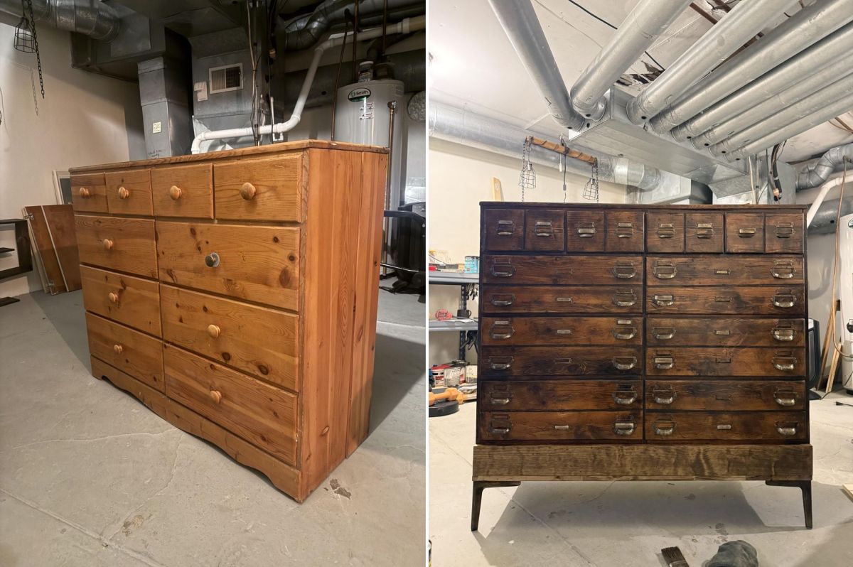 Before and after apothecary desser