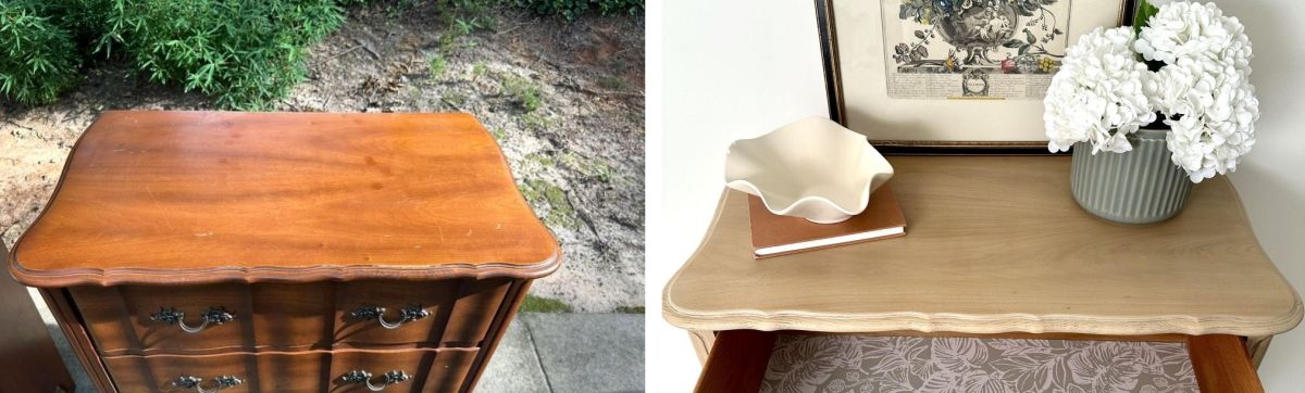 She Stripped the Dark Finish From a French Provincial Dresser and Revealed What Paint Would Have Hidden