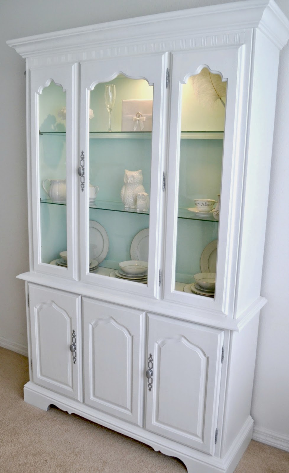Built-In Lighting Illuminated the Restyled Shelves