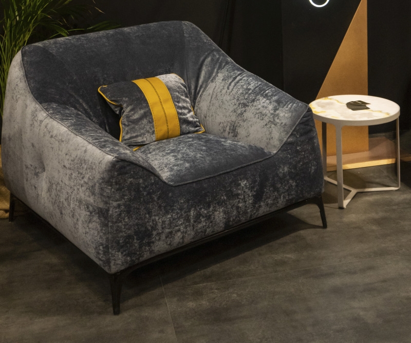 Charcoal Velvet Takes on a Metallic Sheen