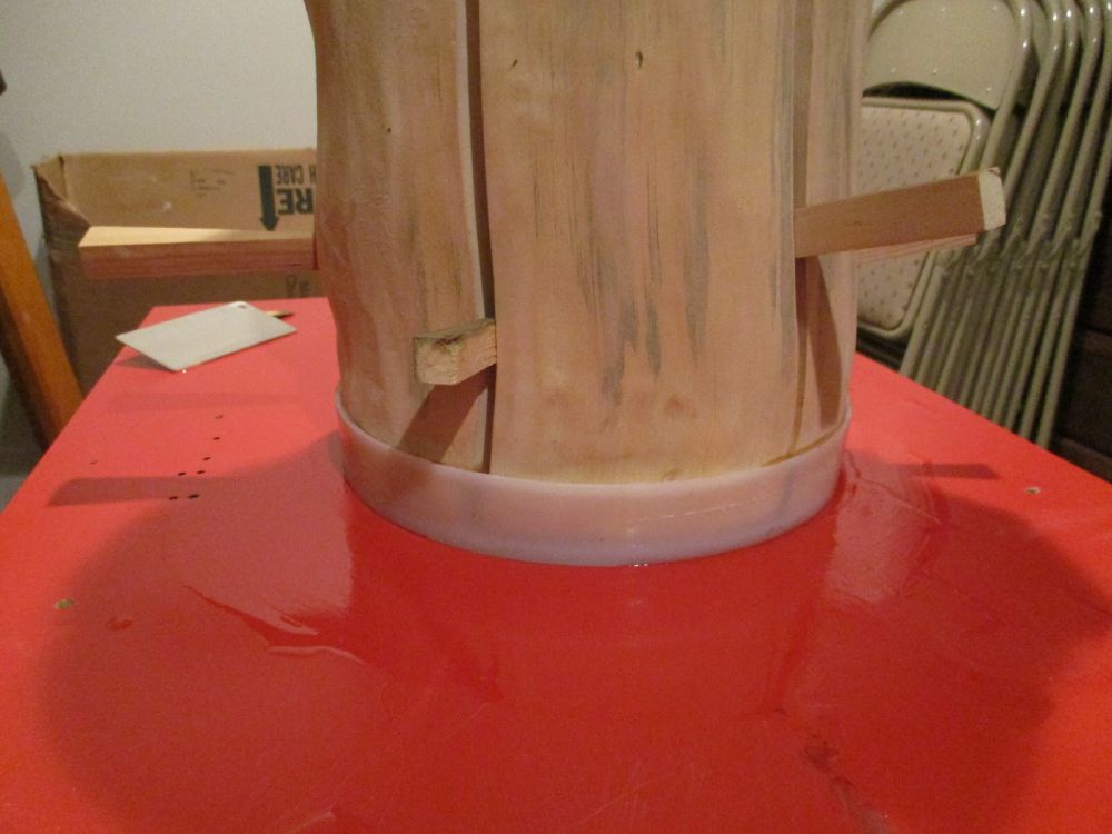 Clear Epoxy Joined the Wood Without Closing the Gaps