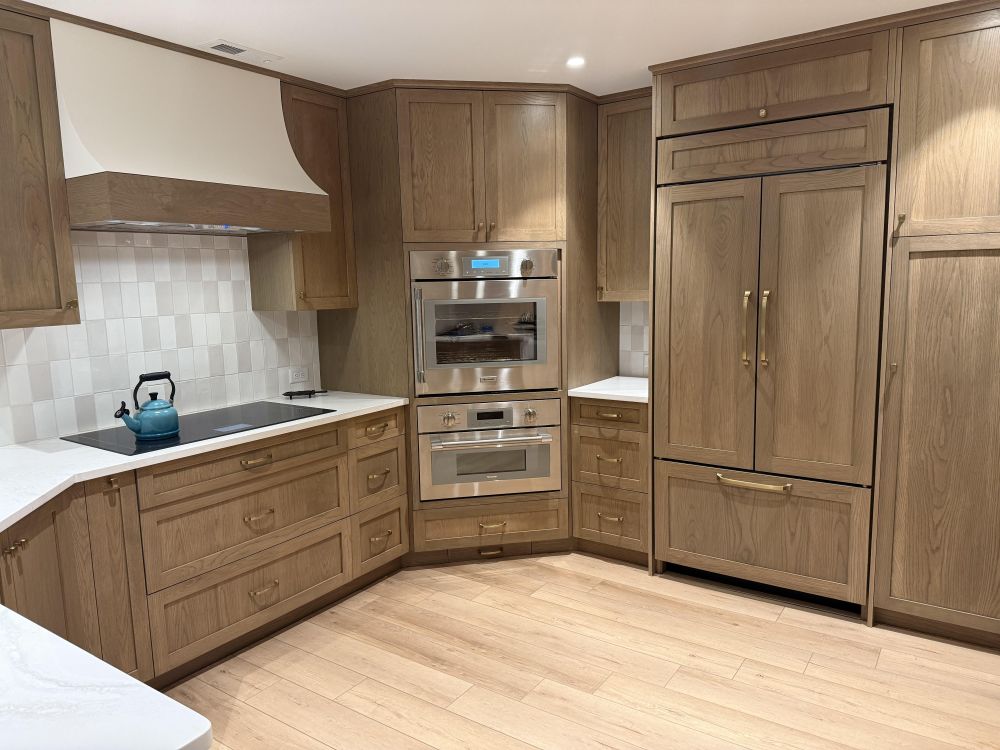 Custom White Oak Cabinets Cost $45,000