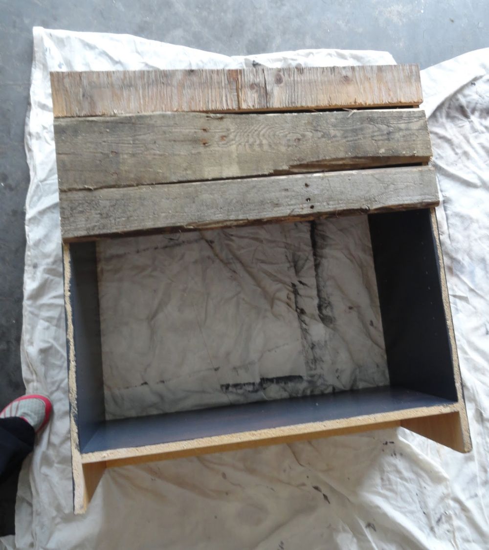 Cut Boards Replaced Each Backing Panel