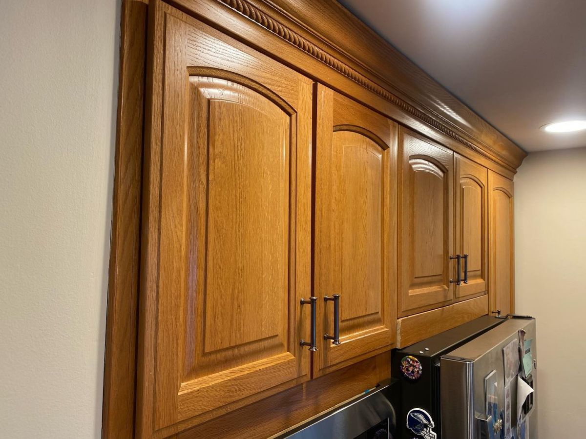 Detailed Cabinet Doors Were Worth Keeping