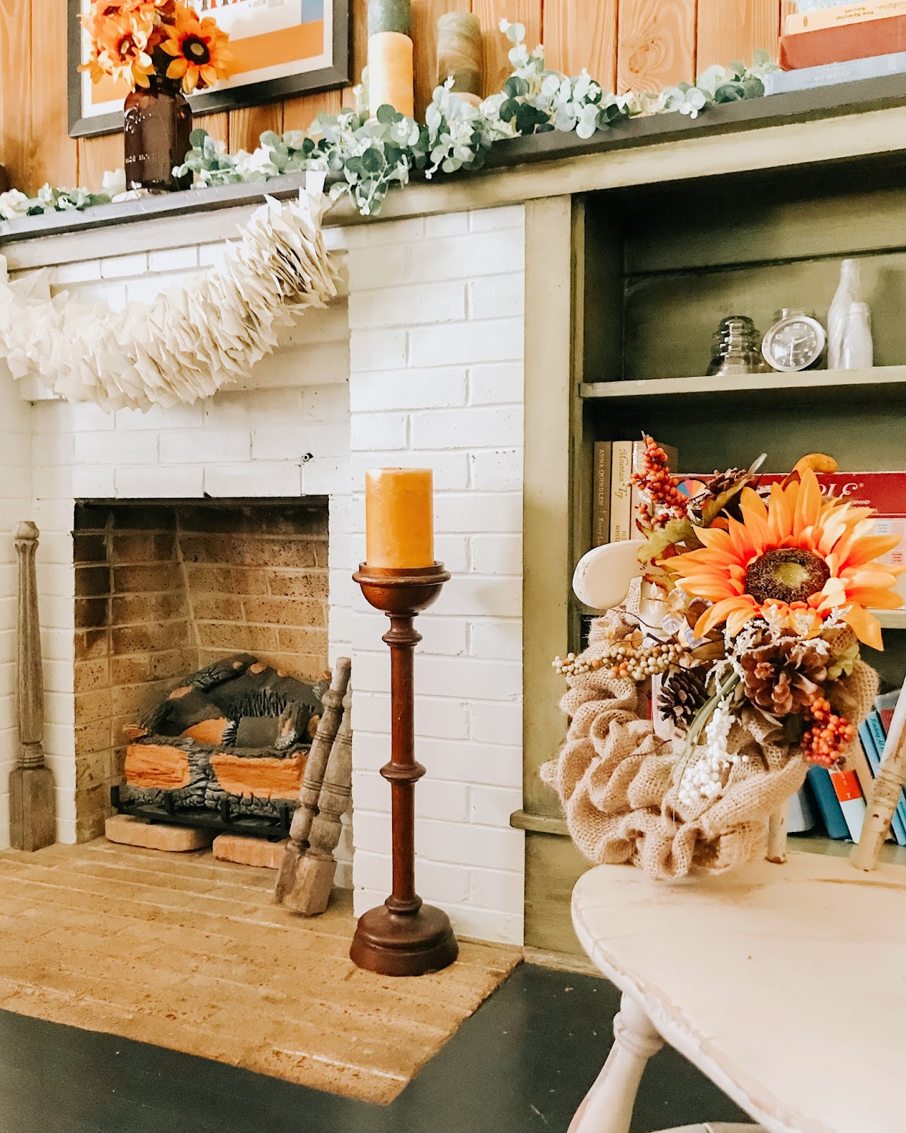 Fall Decorations Went Back After the Paint Dried