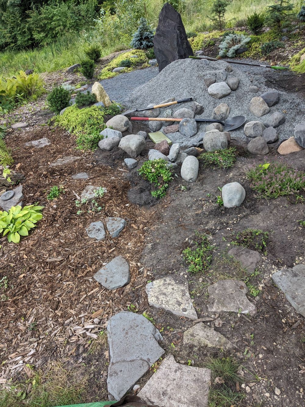 Filling and leveling brought the separate pieces together