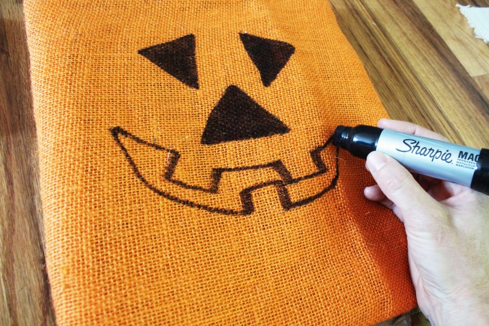 Gaps in the Smile Became Pumpkin Teeth
