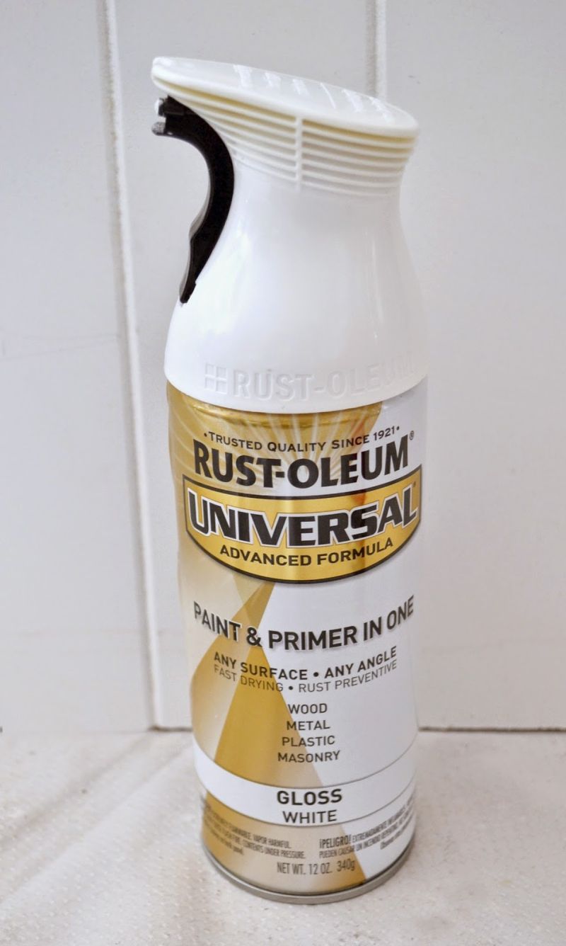Gloss White Covered the Glass and Printed Decoration