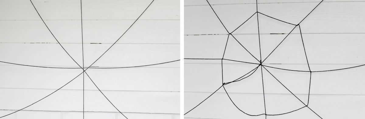 Long Strands Established the Web's Shape