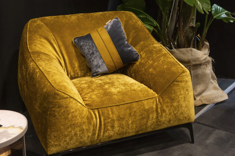 Mustard Velvet Looks Like Burnished Gold