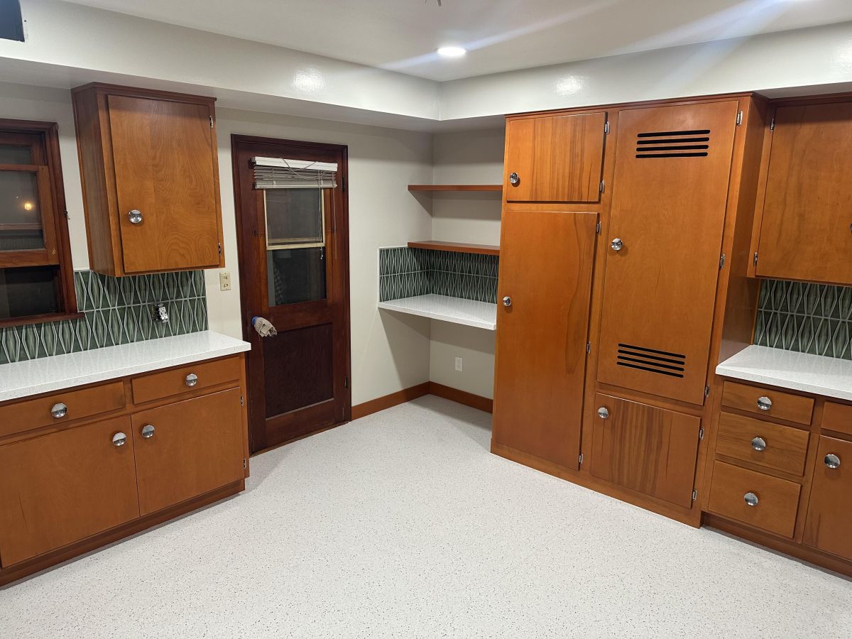 New Cabinets Were Made to Match the Old Ones