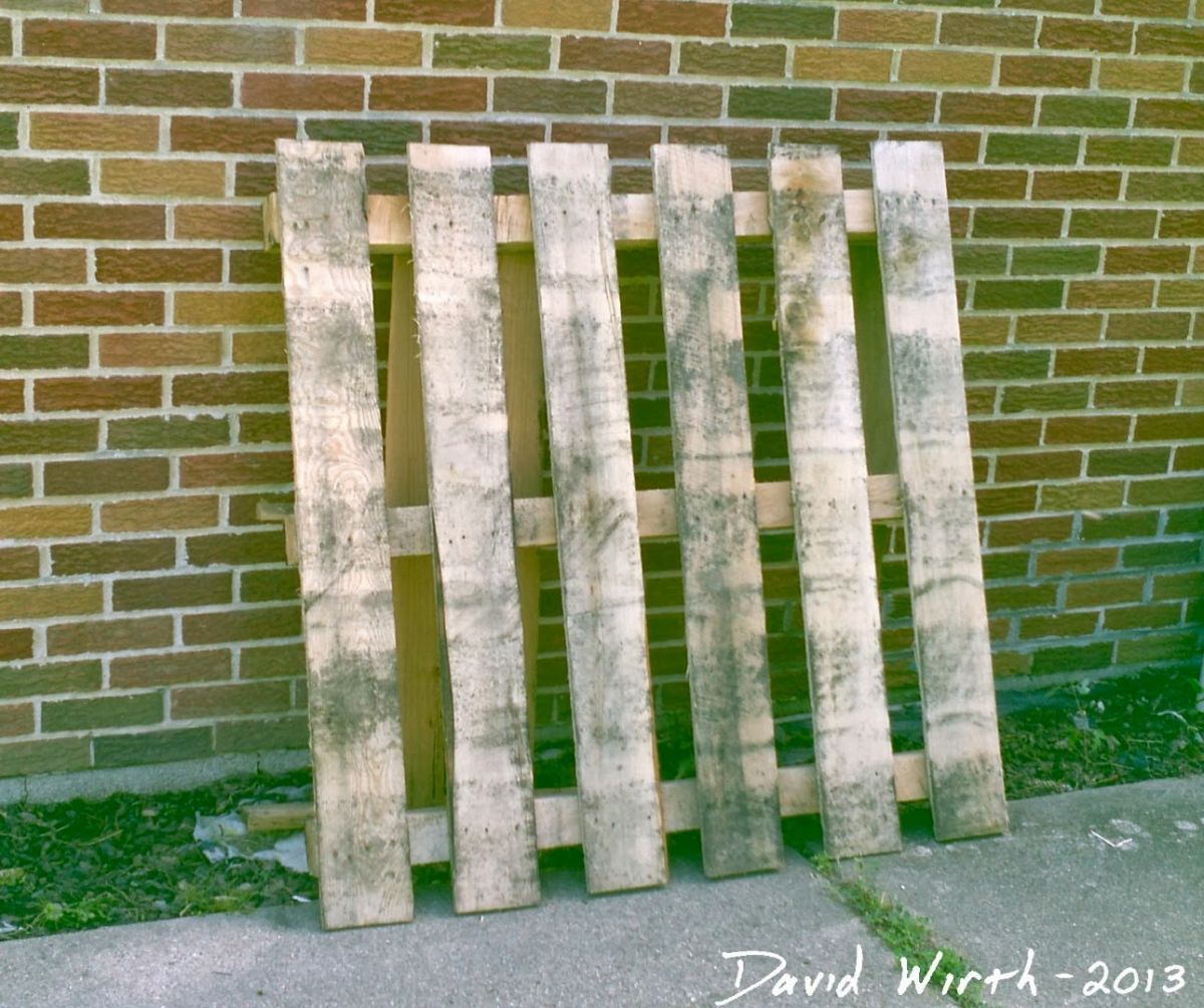 Old Wood Pallets Supplied the Boards