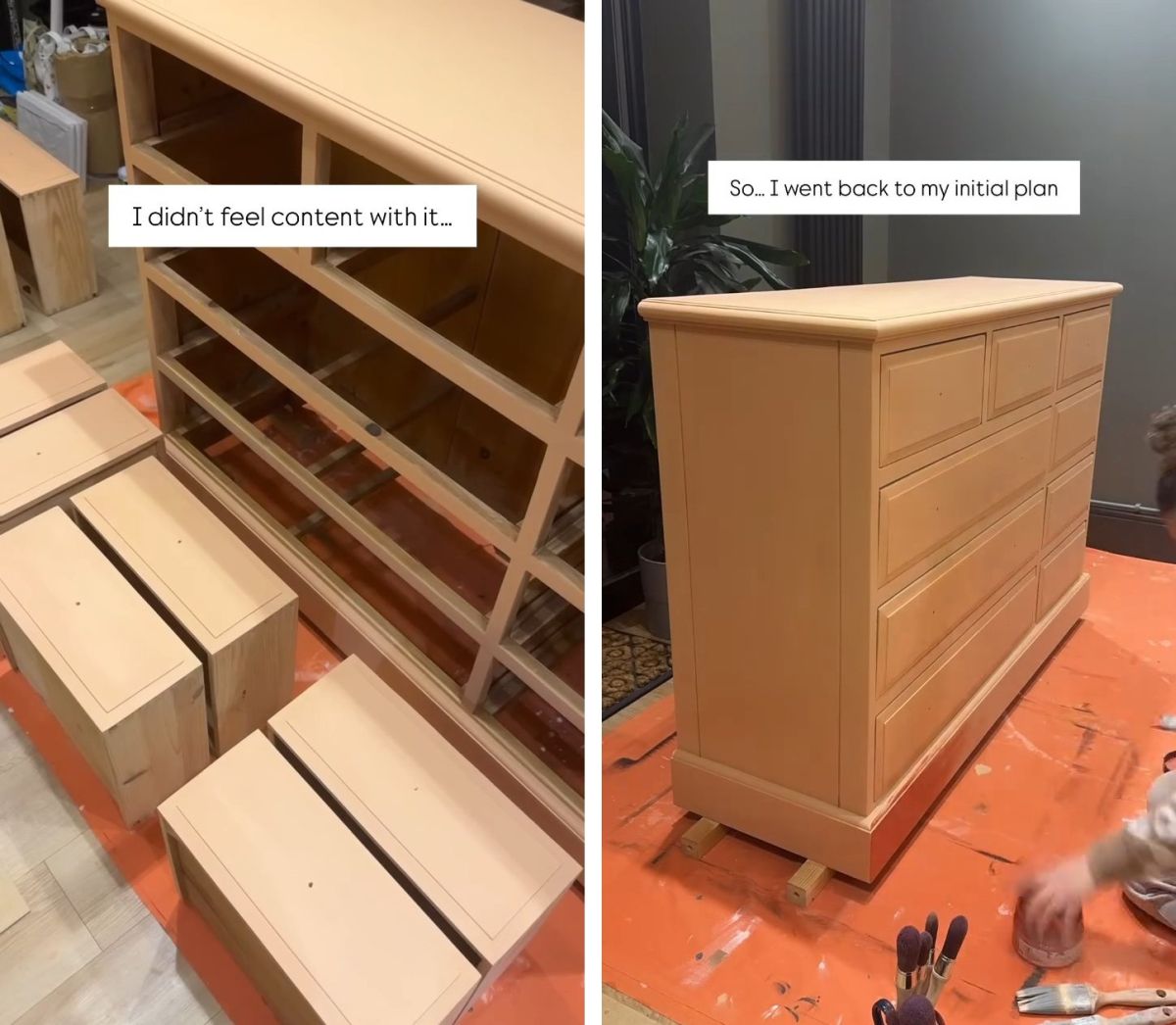 One peach shade did not feel finished