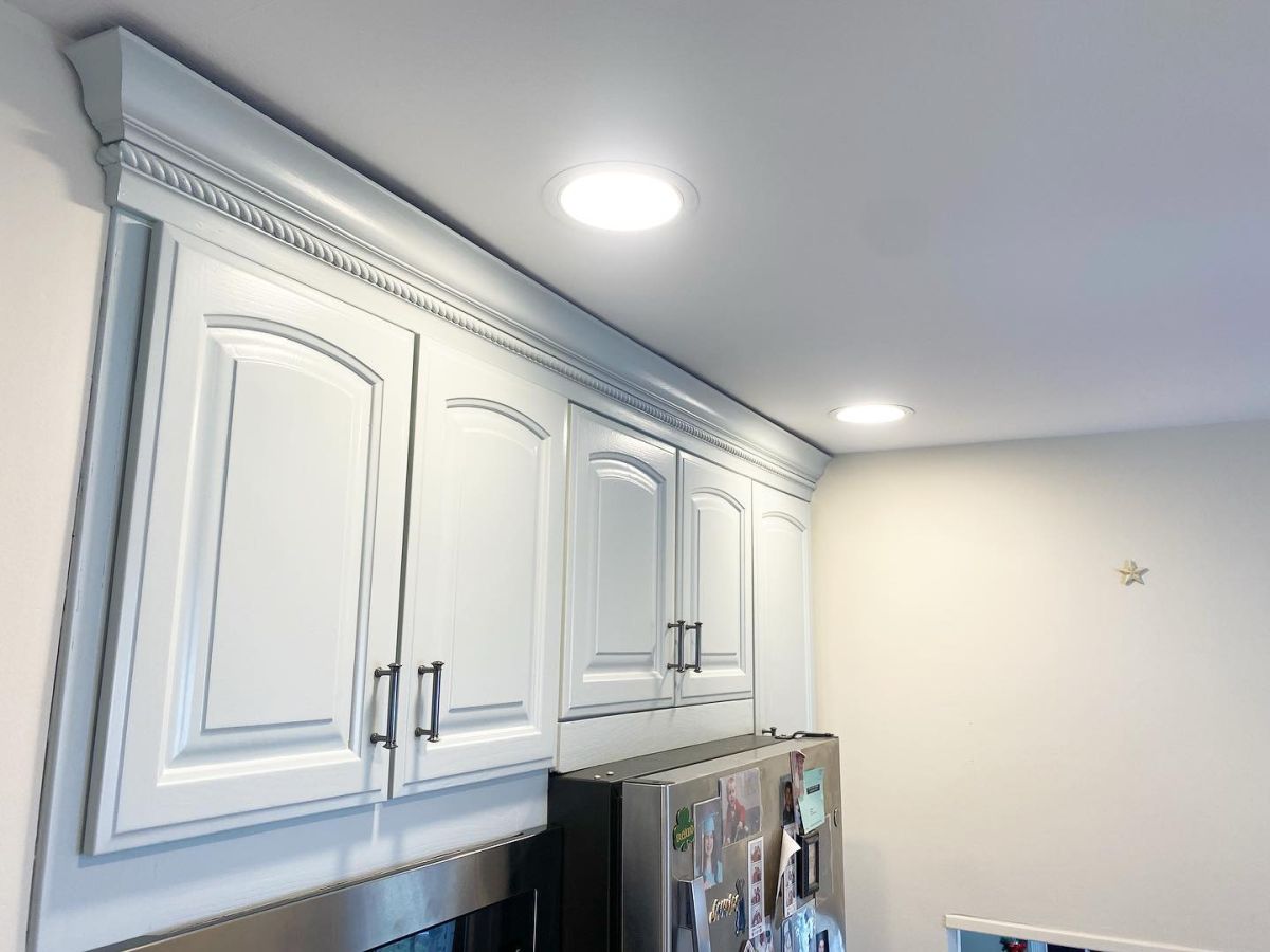 Original Crown Molding Was Painted to Match
