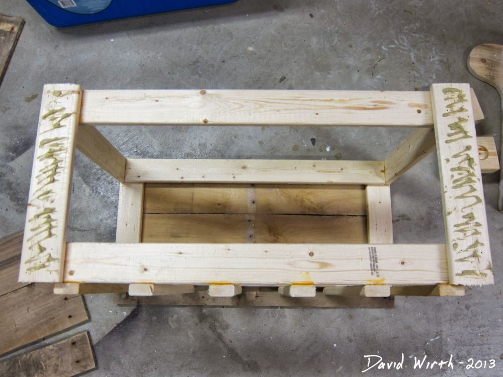 Reclaimed Boards Covered the Frame